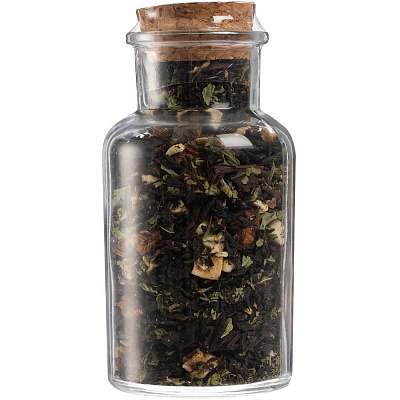 Чай «Сокочай», мини, черный с соком ананаса, с кусочками ананаса, яблока и мятой (Чёрный)