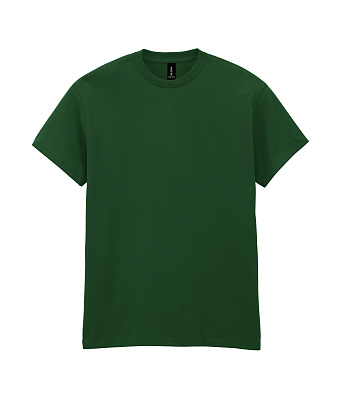 Футболка HEAVY COTTON, ТЕМНО-ЗЕЛЕНЫЙ 2XL (Темно-зеленый)