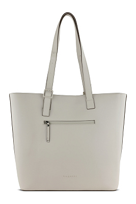 Сумка-шоппер женская BUGATTI Zita, бежевая, полиуретан, 47 x 18 x 35 см