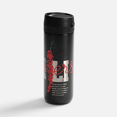 Термостакан X1, черный