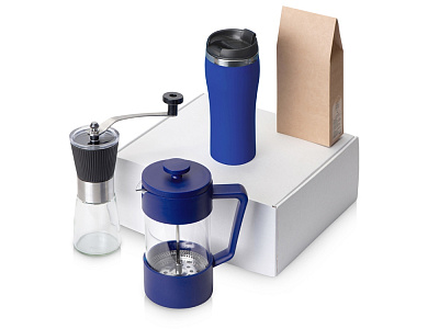 Подарочный набор Бодрое утро 2.0 (Синий)