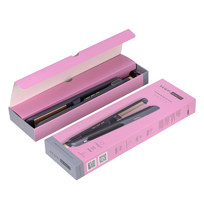 Паровые щипцы для волос DEWAL BEAUTY Elite 25х90 мм, графитовые