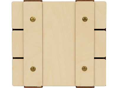 Деревянная подарочная коробка с крышкой Ларчик