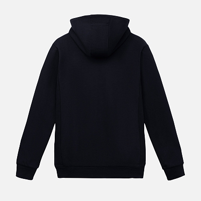 Толстовка на молнии с капюшоном Матео (Mateo) темно-синяя