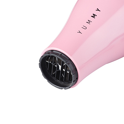 Фен DEWAL BEAUTY YumMy Pink, светло-розовый, 2000 Вт, ионизация, 1 насадка