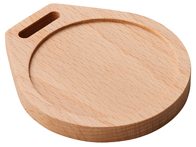 Медаль из бука Round