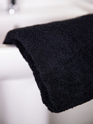Полотенце Odelle, большое, черное