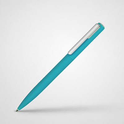 Ручка пластиковая шариковая Bon soft-touch (Бирюзовый)