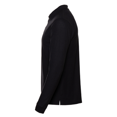 Рубашка поло мужская STAN длинный рукав хлопок/полиэстер 185, 104S