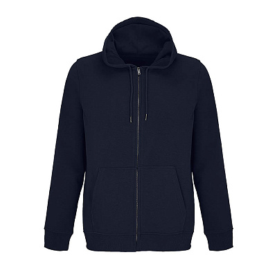 Толстовка c двойным капюшоном на молнии унисекс  CALIPSO 300 (Тёмно-синий)