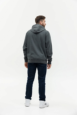 Толстовка мужская STAN с капюшоном на молнии футер с начёсом 280, 17