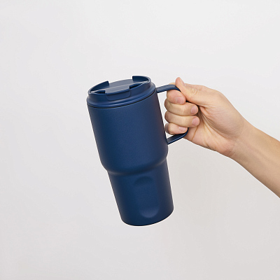 Термокружка вакуумная Aventura, синяя