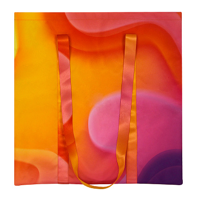 Сумка для покупок Хэнди с полноцветной печатью, размер L (Оранжевый)