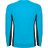 Спортивная футболка SHANGHAI L/S мужская, БИРЮЗОВЫЙ/ТЕМНЫЙ ГРАФИТ L - Фото 2