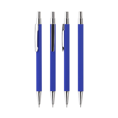 Карандаш механический "Ray", покрытие soft touch, синий