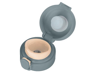 Вакуумная термокружка c кнопкой Guard, soft-touch, 400 мл