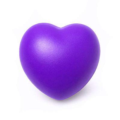 Антистресс Сердце  (Фиолетовый)