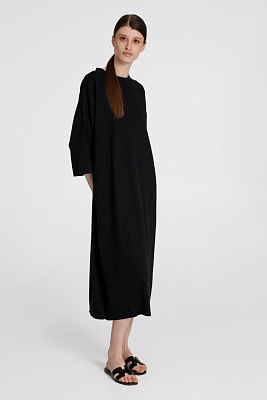 Платье D2, серое (Чёрный)