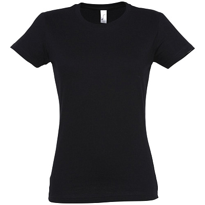 Футболка женская Imperial Women 190, изумрудно-зеленая (Чёрный)