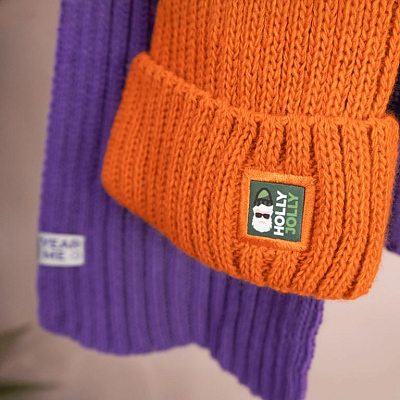 Шапка бини вязаная НАСВЯЗИ©  шерсть/ акрил