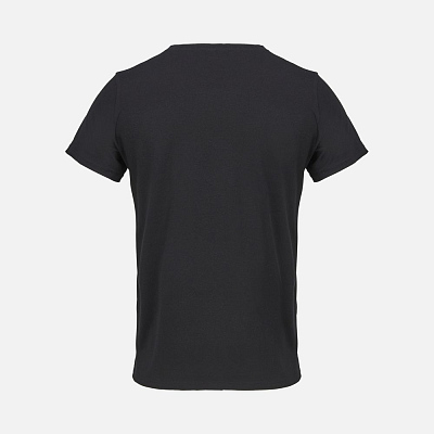 Футболка унисекс Regent с V-образным вырезом, черная