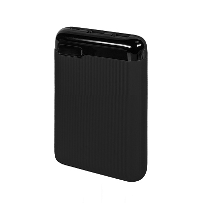 Универсальный аккумулятор Num 5 (5000 мАч), черный, 10,2х6.3х1,2 см (Чёрный)