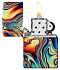Зажигалка ZIPPO Swirl с покрытием Glow In The Dark Green, латунь/сталь, разноцветная, 38x13x57 мм - Фото 3