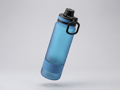 Бутылка для воды с ручкой Misty, 850 мл (Голубой)