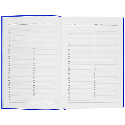 Ежедневник Martos, недатированный, синий