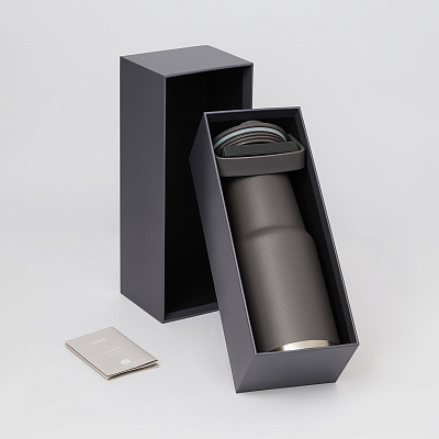 Термокружка вакуумная Монтана (Montana), синяя