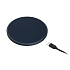 Беспроводное зарядное устройство с подсветкой 15W Аурис (Auris), синее - Фото 7