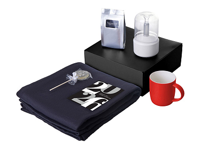 Подарочный набор Re:Haven с пледом, увлажнителем и кружкой