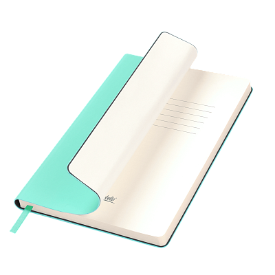 Ежедневник Spark недатированный, мятный (без упаковки, без стикера) (Бирюзовый, бежевый)