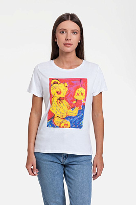 Футболка женская I Don't See You, белая (Белый)