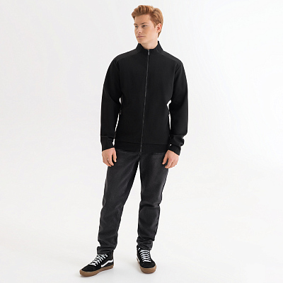 Толстовка на молнии Астин (Astin) черная