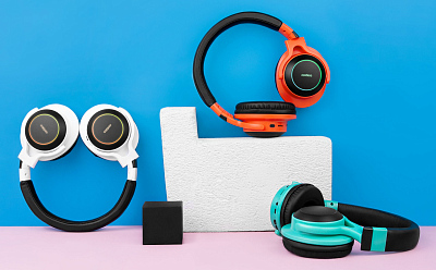 Наушники беспроводные Rombica MySound BH-15 Orange