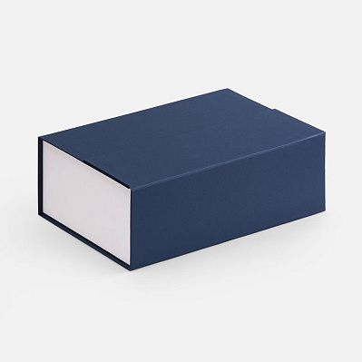 Коробка Bicolor Case, белая с синим (Синий)