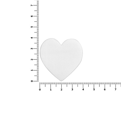 Наклейка тканевая Lunga Сor, M, белая