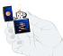 Зажигалка ZIPPO Moon Sunset с покрытием Black Light, латунь/сталь, чёрная, матовая, 38x13x57 мм - Фото 5