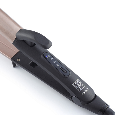 Щипцы-плойка 2-в-1 DEWAL BEAUTY Fancy, черные