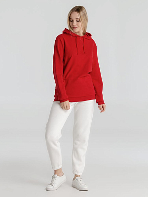 Толстовка с капюшоном унисекс Hoodie, красная