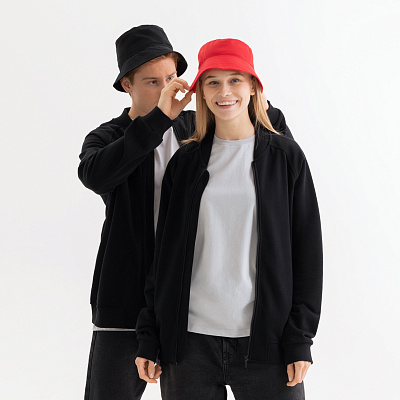 Толстовка на молнии, унисекс Торрес (Torres) черная, размер M (Чёрный)