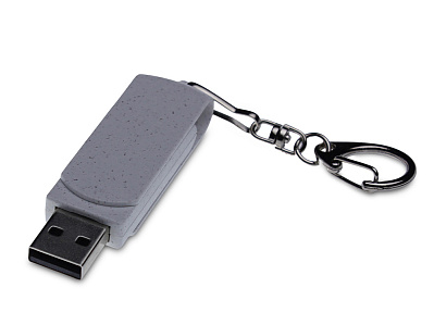 USB 2.0- флешка промо Варуна на 4 Гб с поворотным механизмом (Серый)