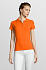Рубашка поло женская People 210, оранжевая - Фото 4