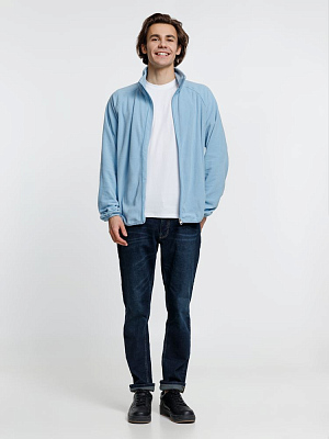 Куртка флисовая унисекс Fliska, голубая