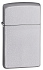 Зажигалка ZIPPO Slim® с покрытием Satin Chrome™, латунь/сталь, серебристая, матовая, 29x10x60 мм - Фото 1