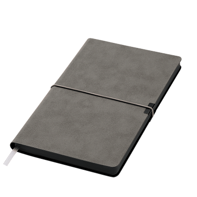 Ежедневник In Velour недатированный, серый (Серый, бежевый)