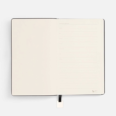 Ежедневник Shall Light, недатированный, черный