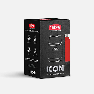 Термос для еды Icon 470, красный