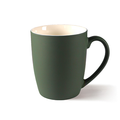 Кружка MATFEY soft touch 350 мл (Темно-зеленый)